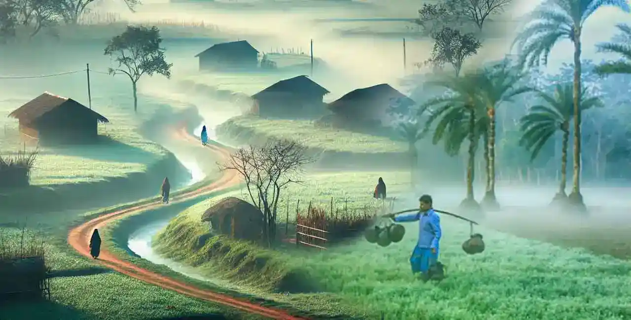 শীতের সকাল রচনা